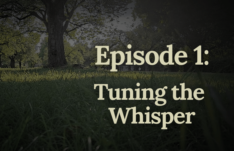 Episode 1: Tuning the Whisper